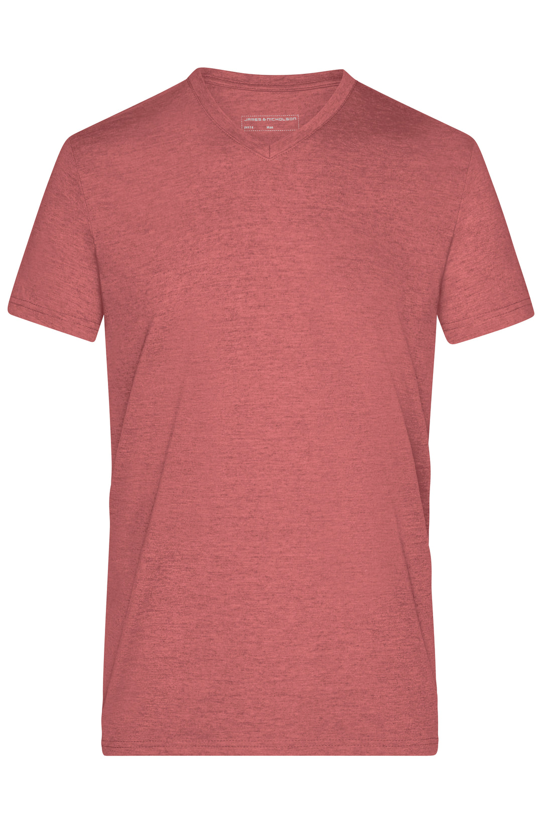 Men's Heather T-Shirt - red-melange