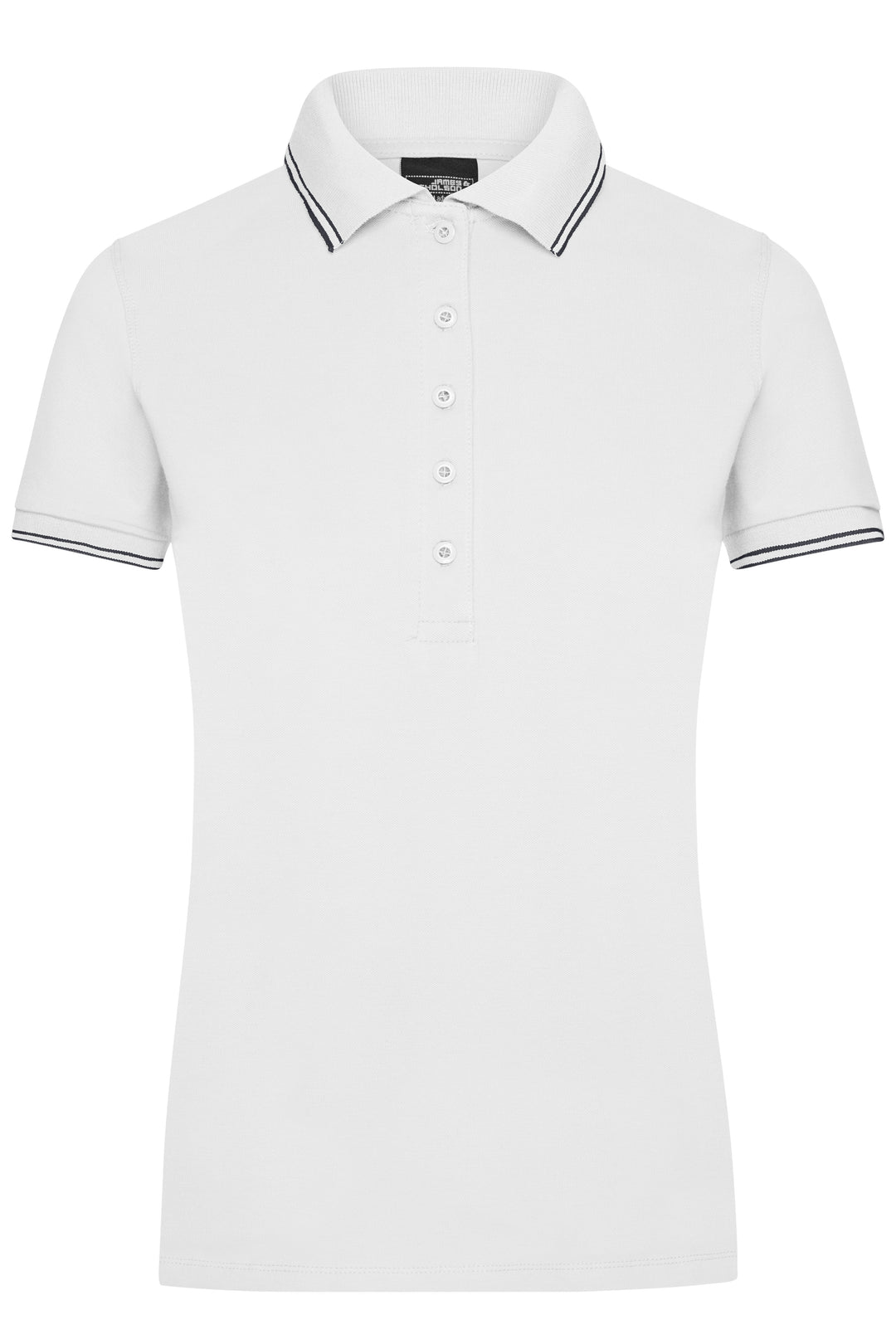 Ladies' Polo - white/navy