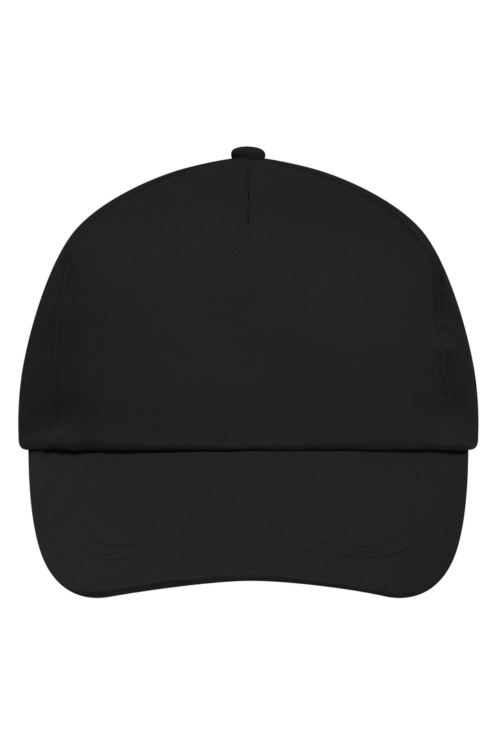 5 Panel Promo Cap Lightly Laminated - black