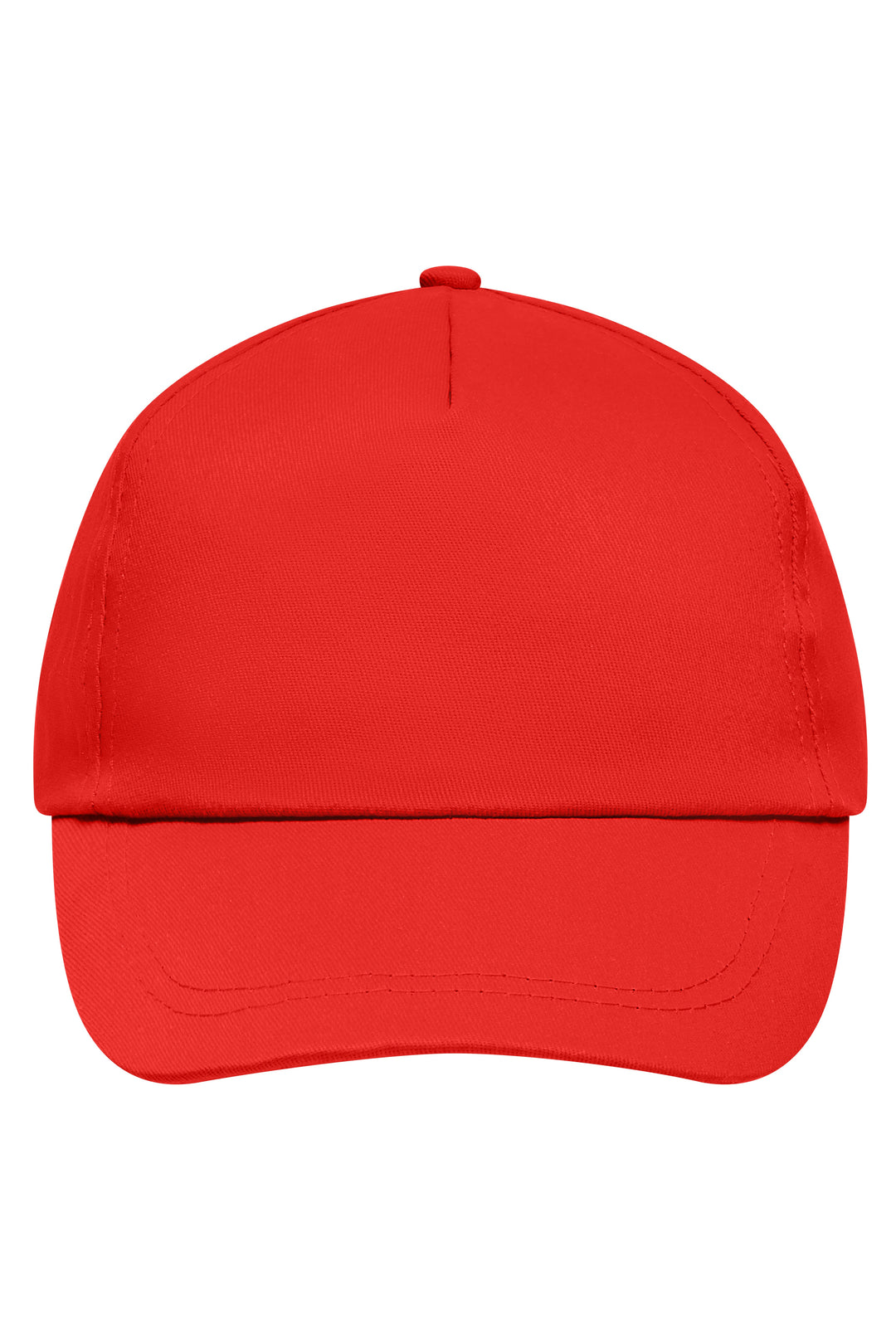 5 Panel Promo Cap Lightly Laminated - signal-red