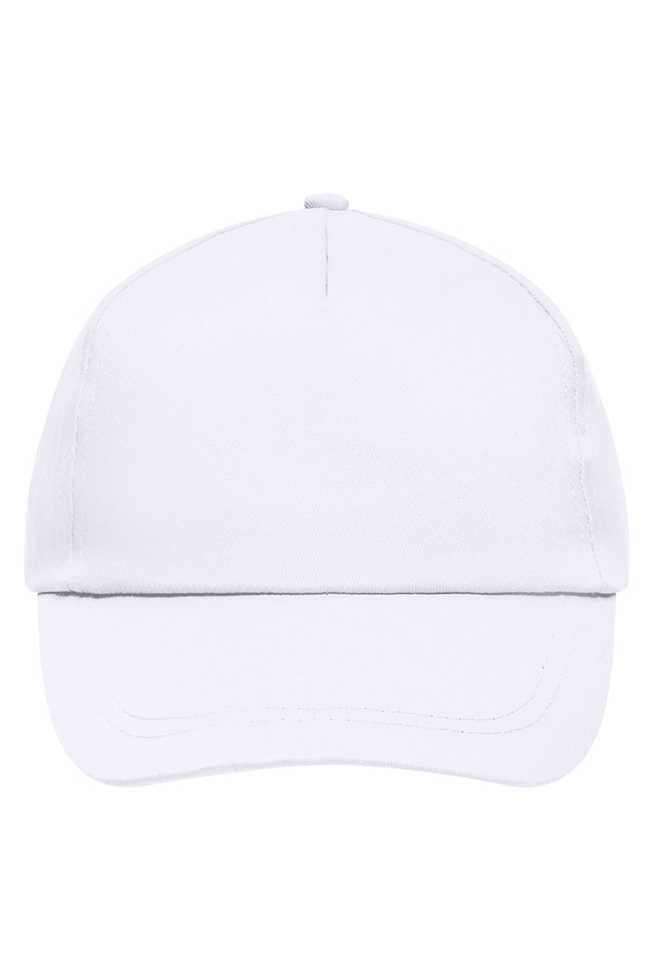 5 Panel Promo Cap Lightly Laminated - white
