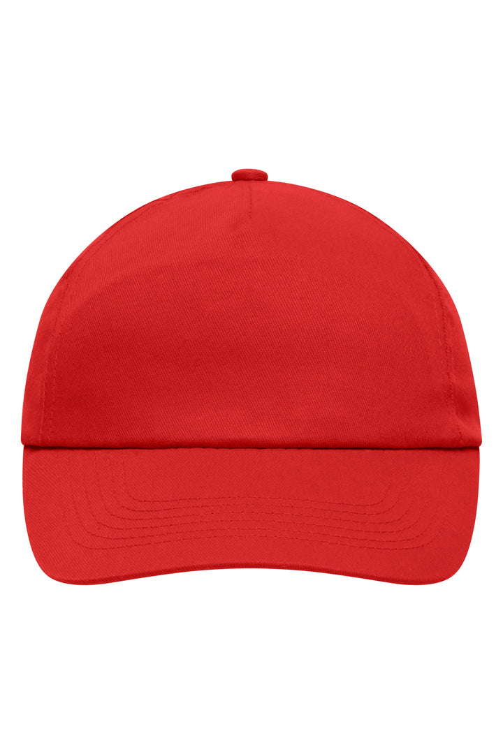 5 Panel Promo Cap Laminated - signal-red