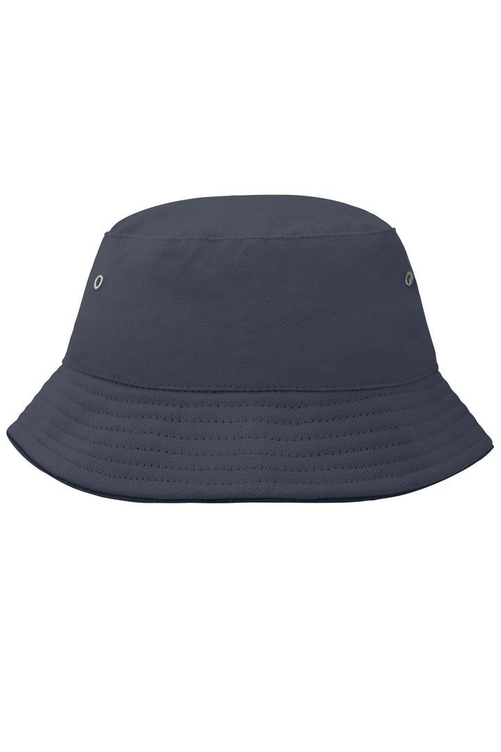 Fisherman Piping Hat for Kids - navy/navy