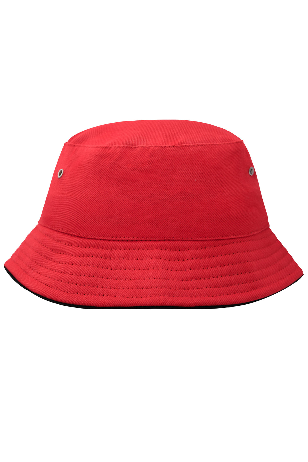 Fisherman Piping Hat for Kids - red/black