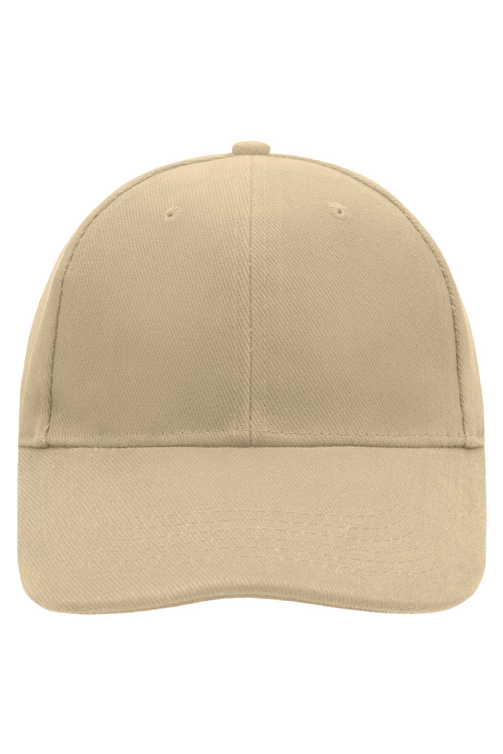 6 Panel Cap Laminated - beige