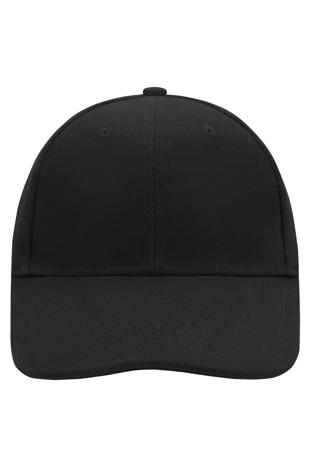 6 Panel Cap Laminated - black