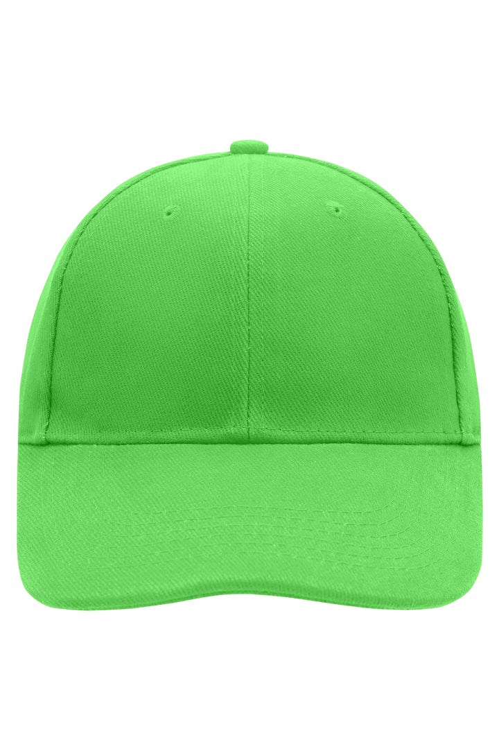 6 Panel Cap Laminated - lime-green