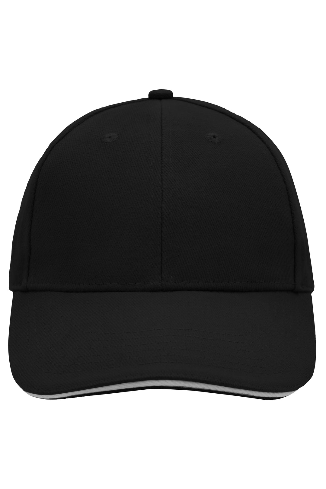 6 Panel Sandwich Cap - black/light-grey