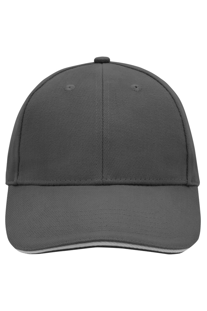 6 Panel Sandwich Cap - graphite/light-grey