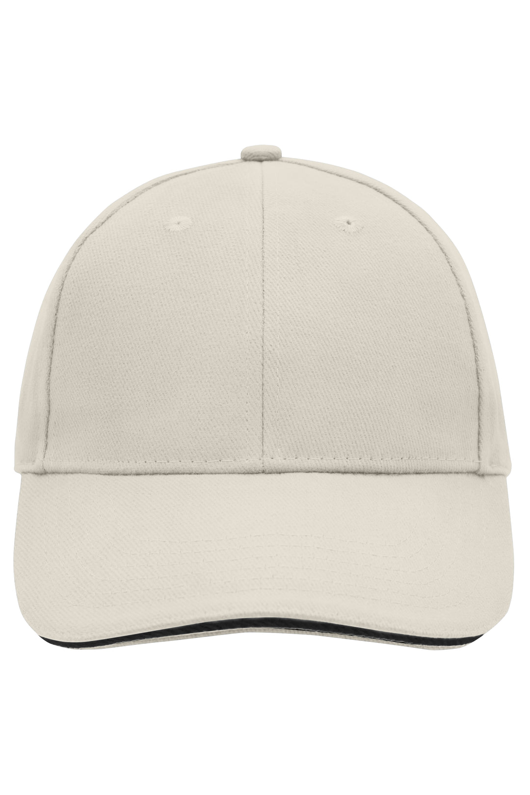 6 Panel Sandwich Cap - light-grey/black