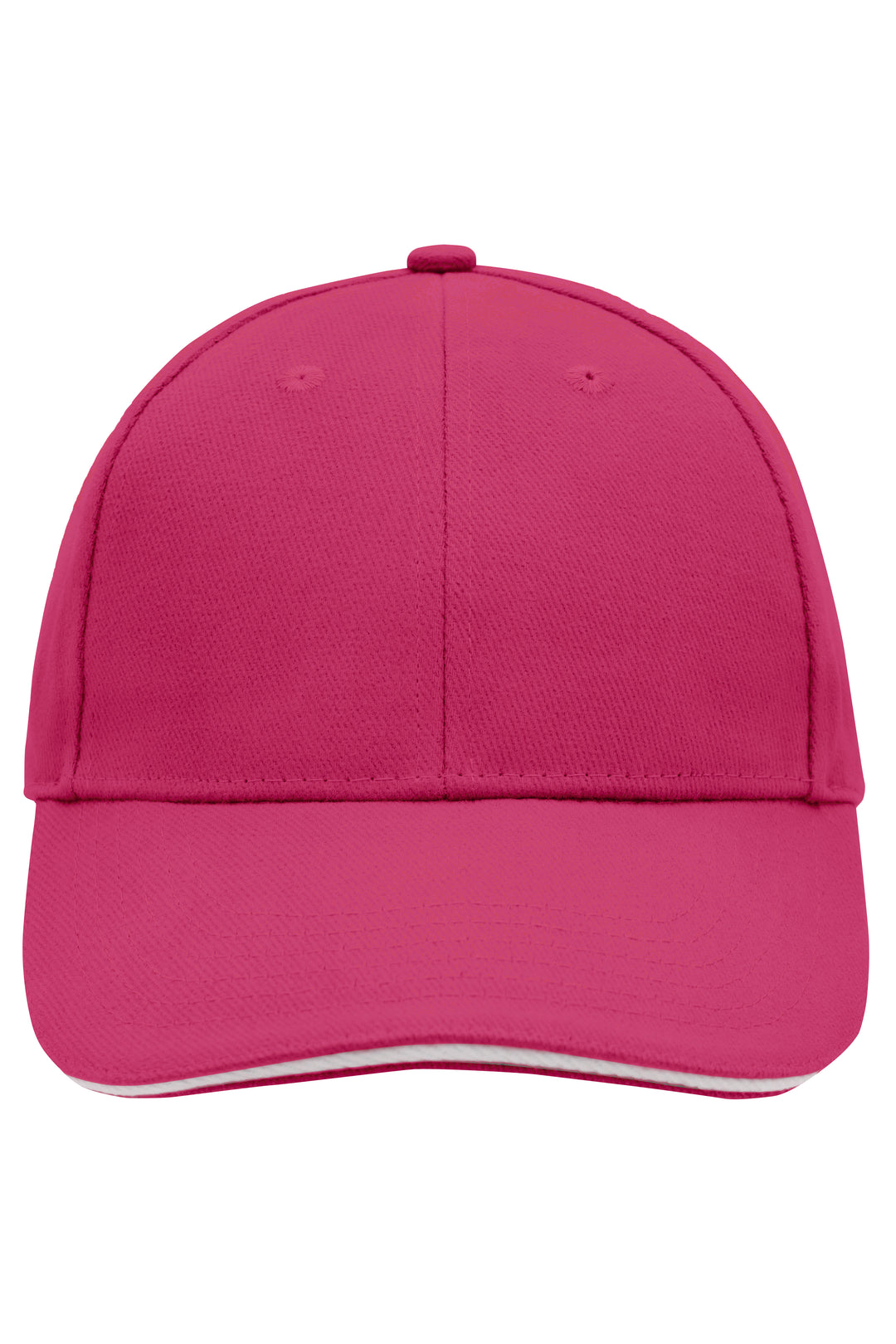 6 Panel Sandwich Cap - pink/white