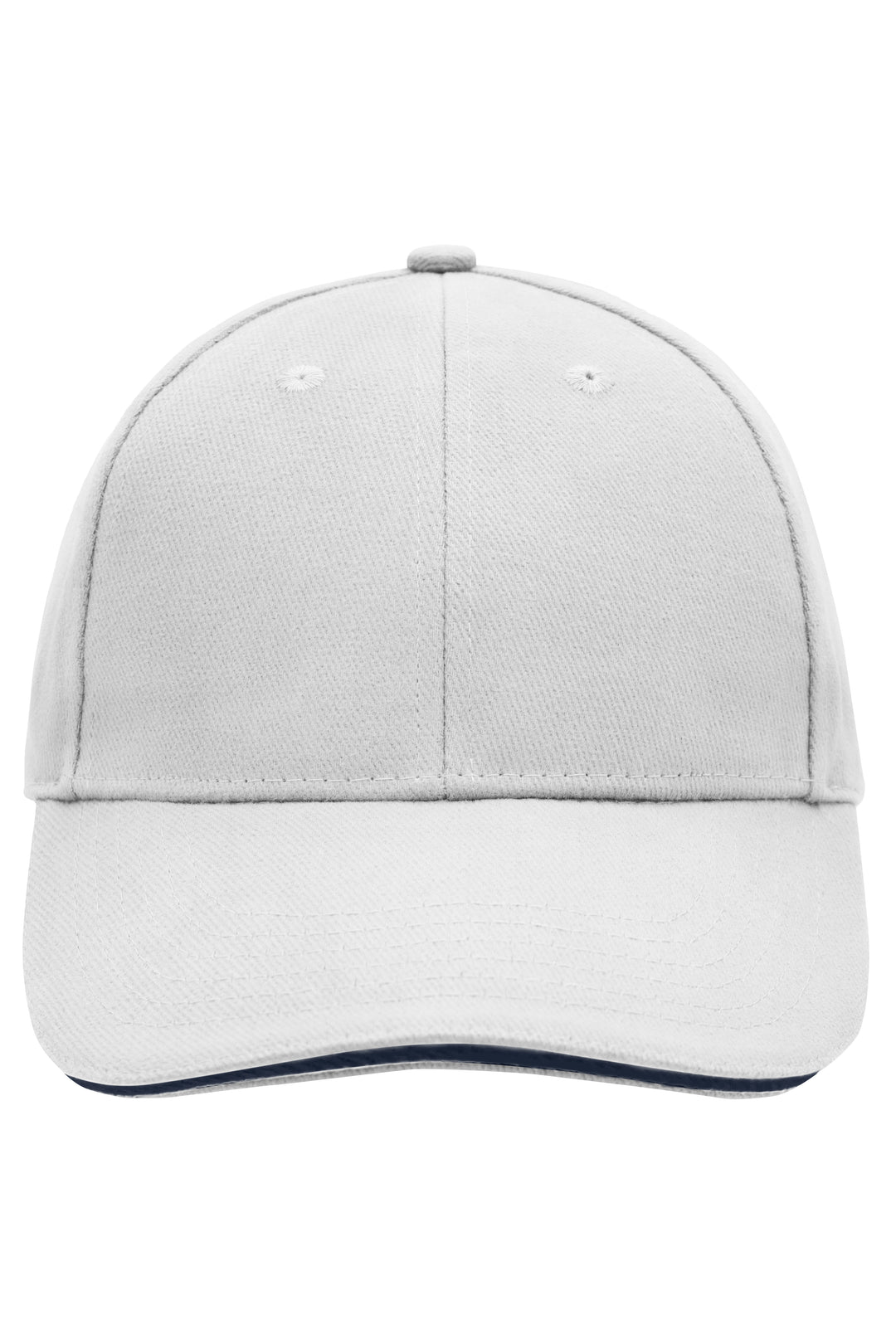 6 Panel Sandwich Cap - white/navy