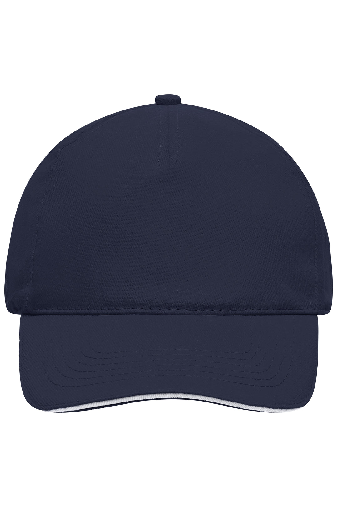 5 Panel Sandwich Cap - navy/white