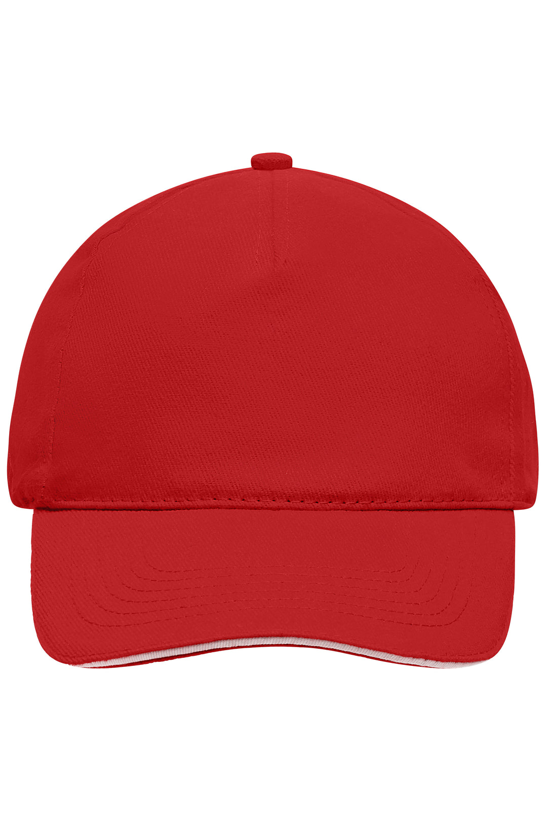 5 Panel Sandwich Cap - red/white