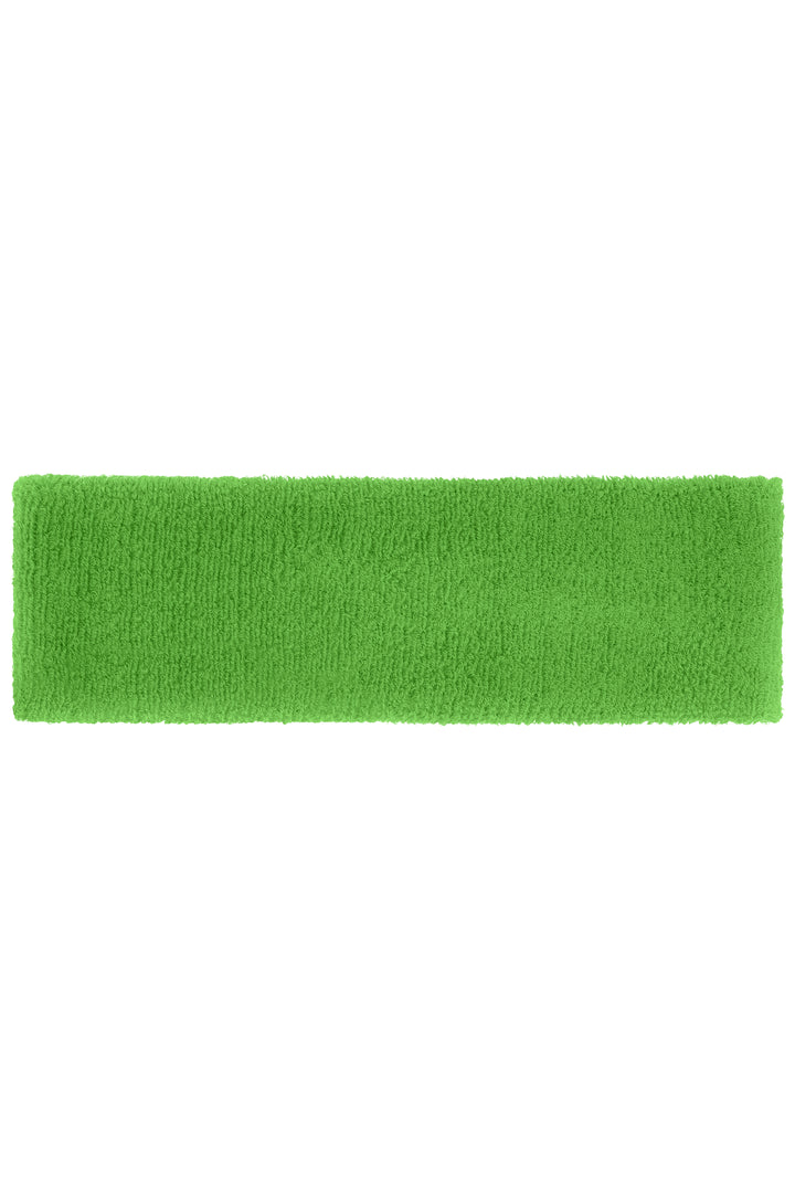 Terry Headband - lime-green