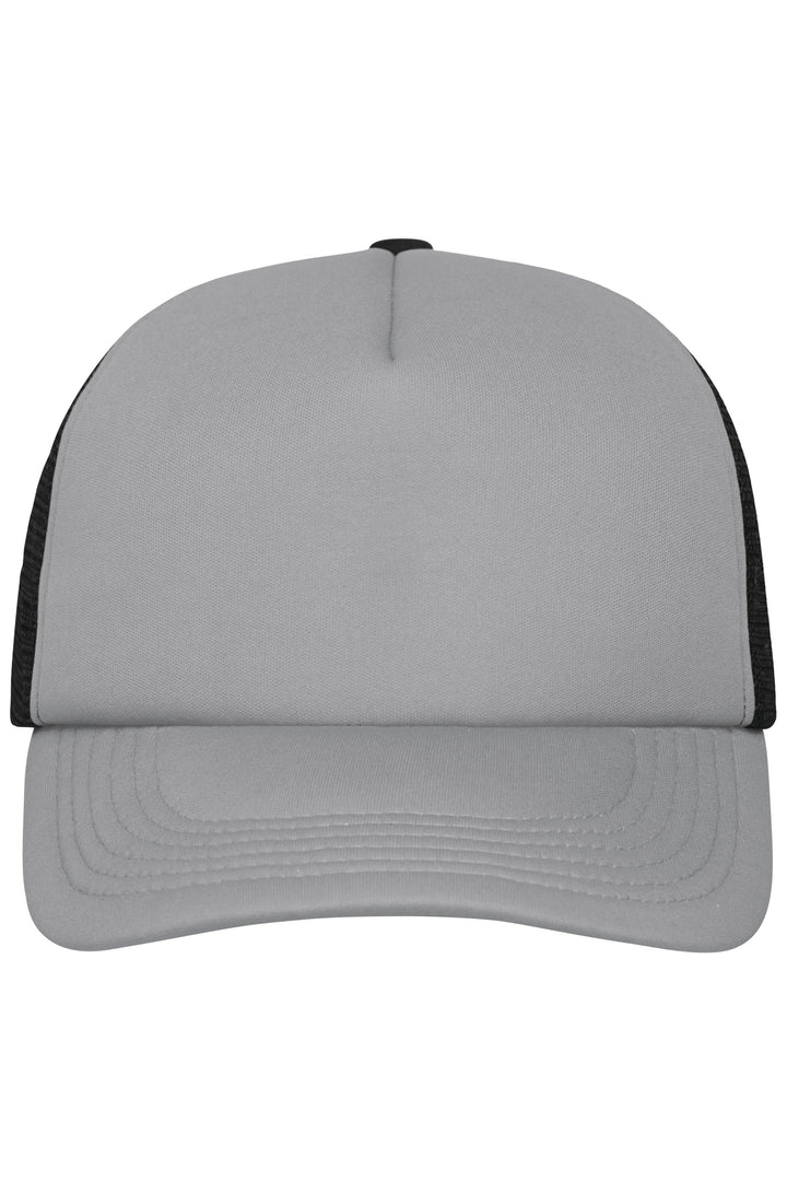 5 Panel Polyester Mesh Cap - dark-grey/black