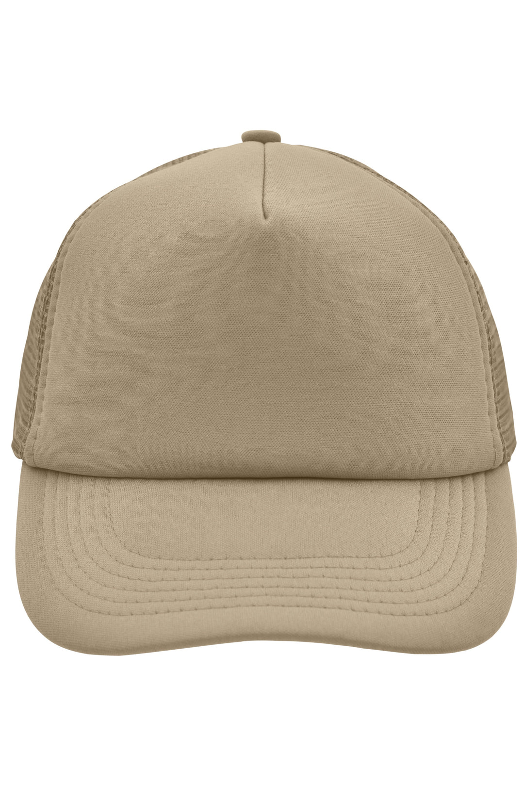 5 Panel Polyester Mesh Cap - khaki
