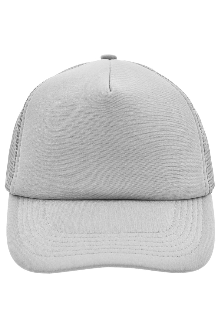 5 Panel Polyester Mesh Cap - light-grey