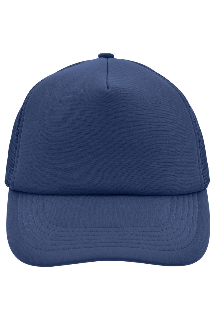 5 Panel Polyester Mesh Cap - navy