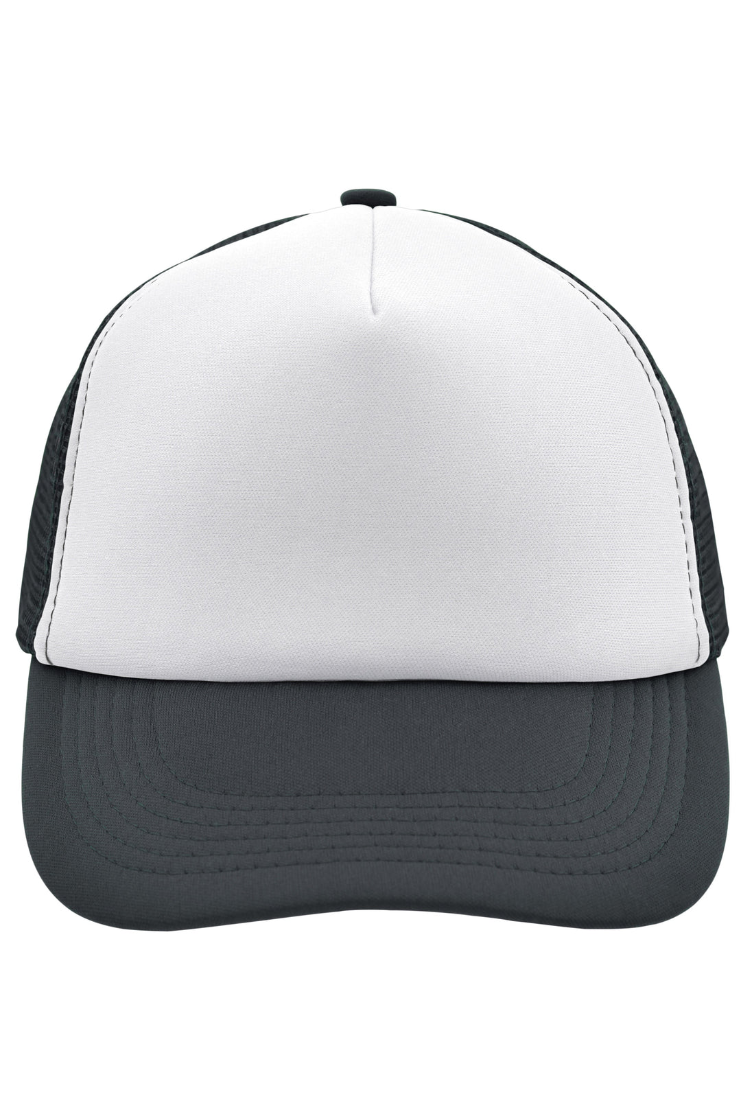 5 Panel Polyester Mesh Cap - white/graphite