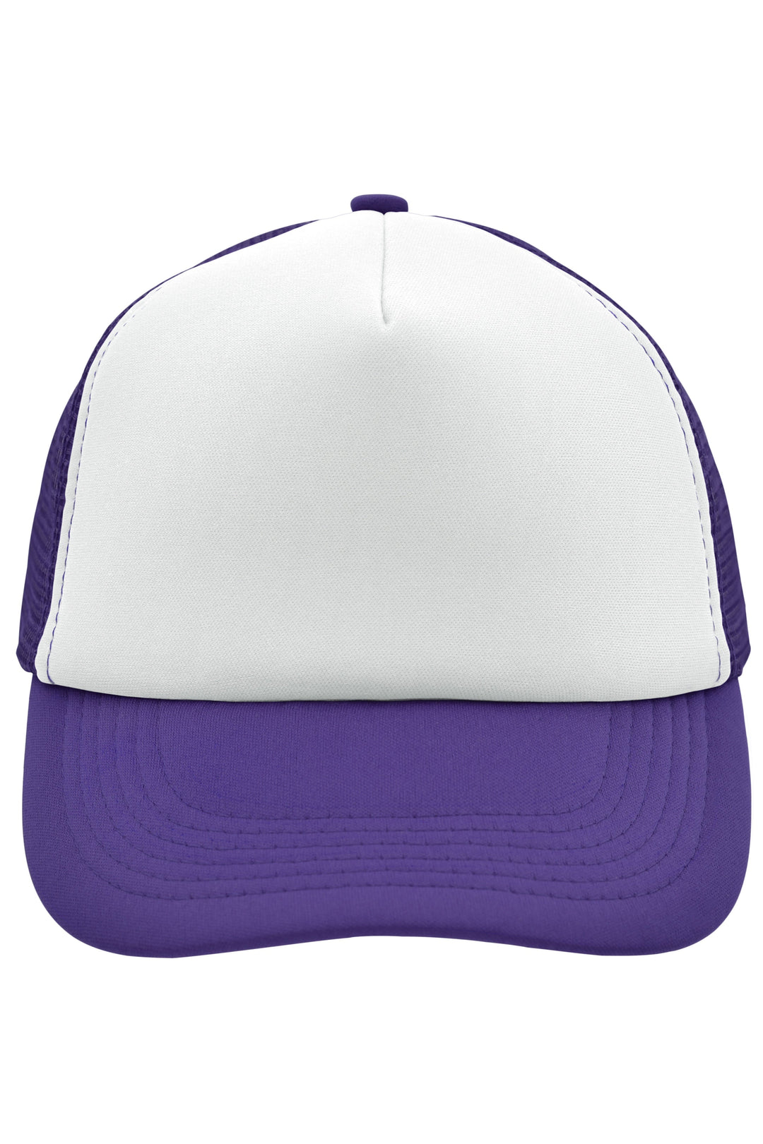 5 Panel Polyester Mesh Cap - white/lilac