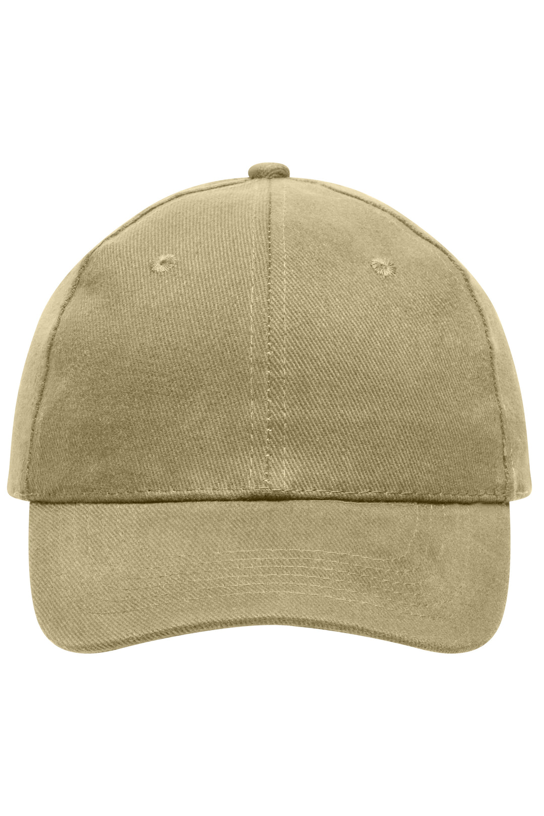 6 Panel Cap Heavy Cotton - beige