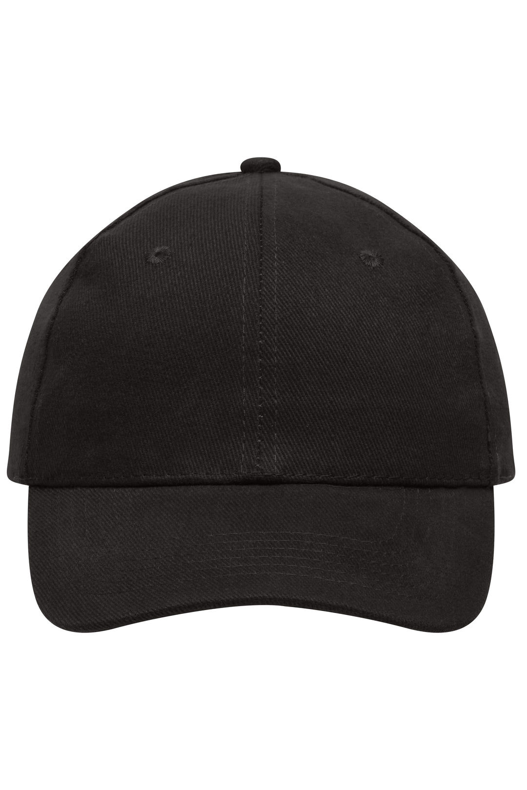 6 Panel Cap Heavy Cotton - black