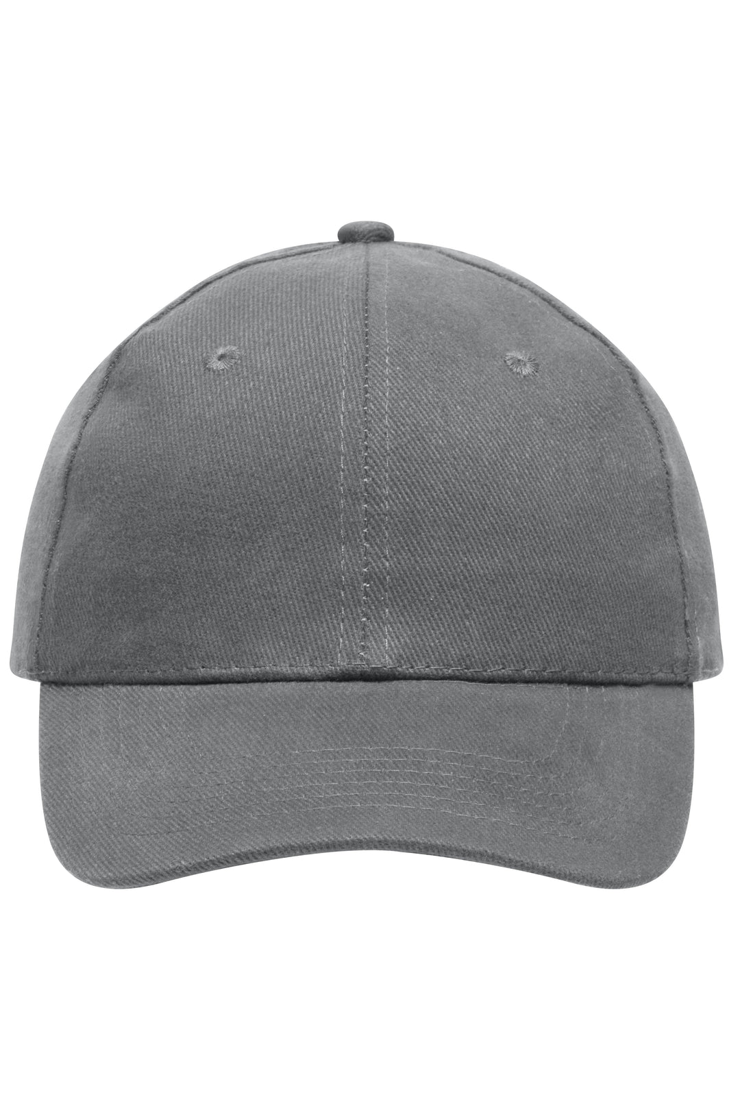 6 Panel Cap Heavy Cotton - dark-grey