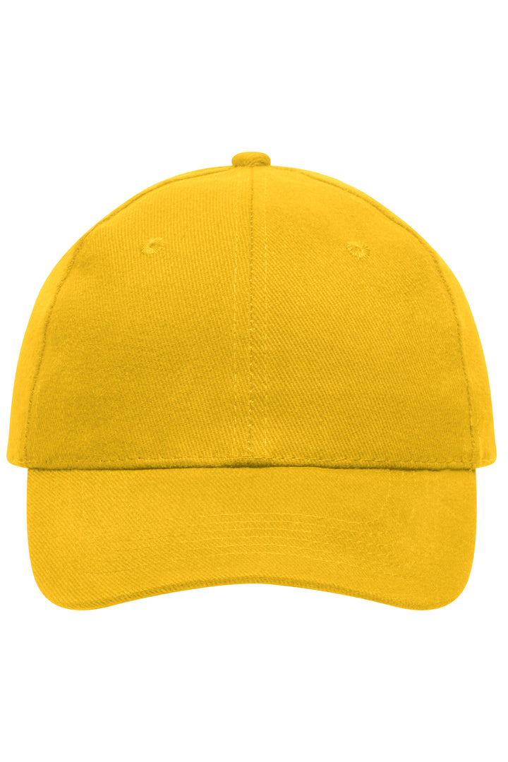 6 Panel Cap Heavy Cotton - gold-yellow