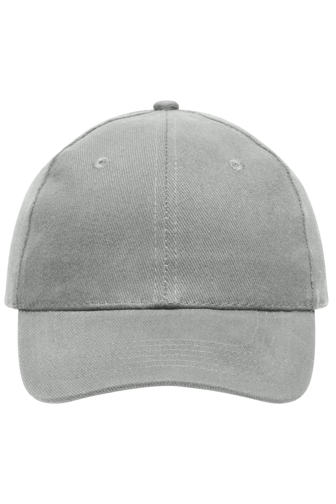 6 Panel Cap Heavy Cotton - light-grey