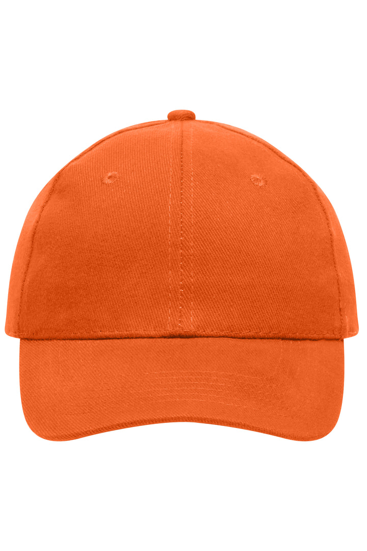 6 Panel Cap Heavy Cotton - orange