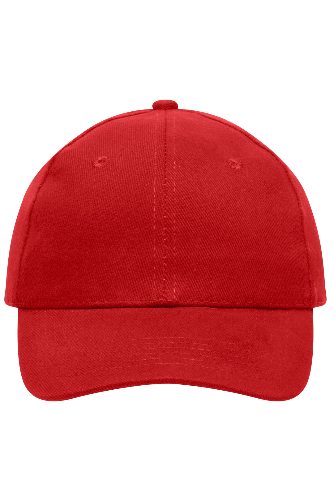 6 Panel Cap Heavy Cotton - red