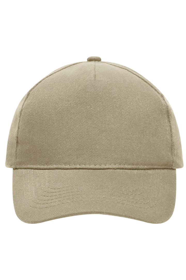 5 Panel Cap Heavy Cotton - beige