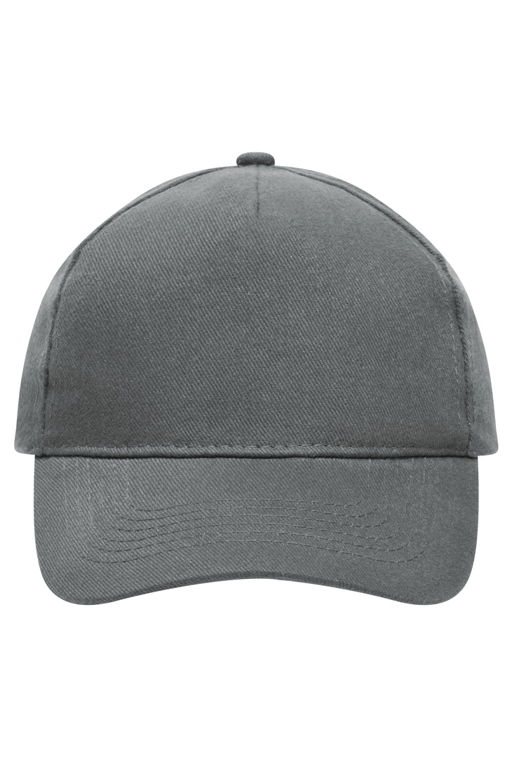 5 Panel Cap Heavy Cotton - dark-grey