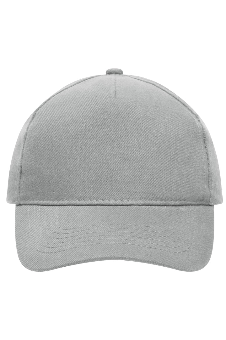 5 Panel Cap Heavy Cotton - light-grey