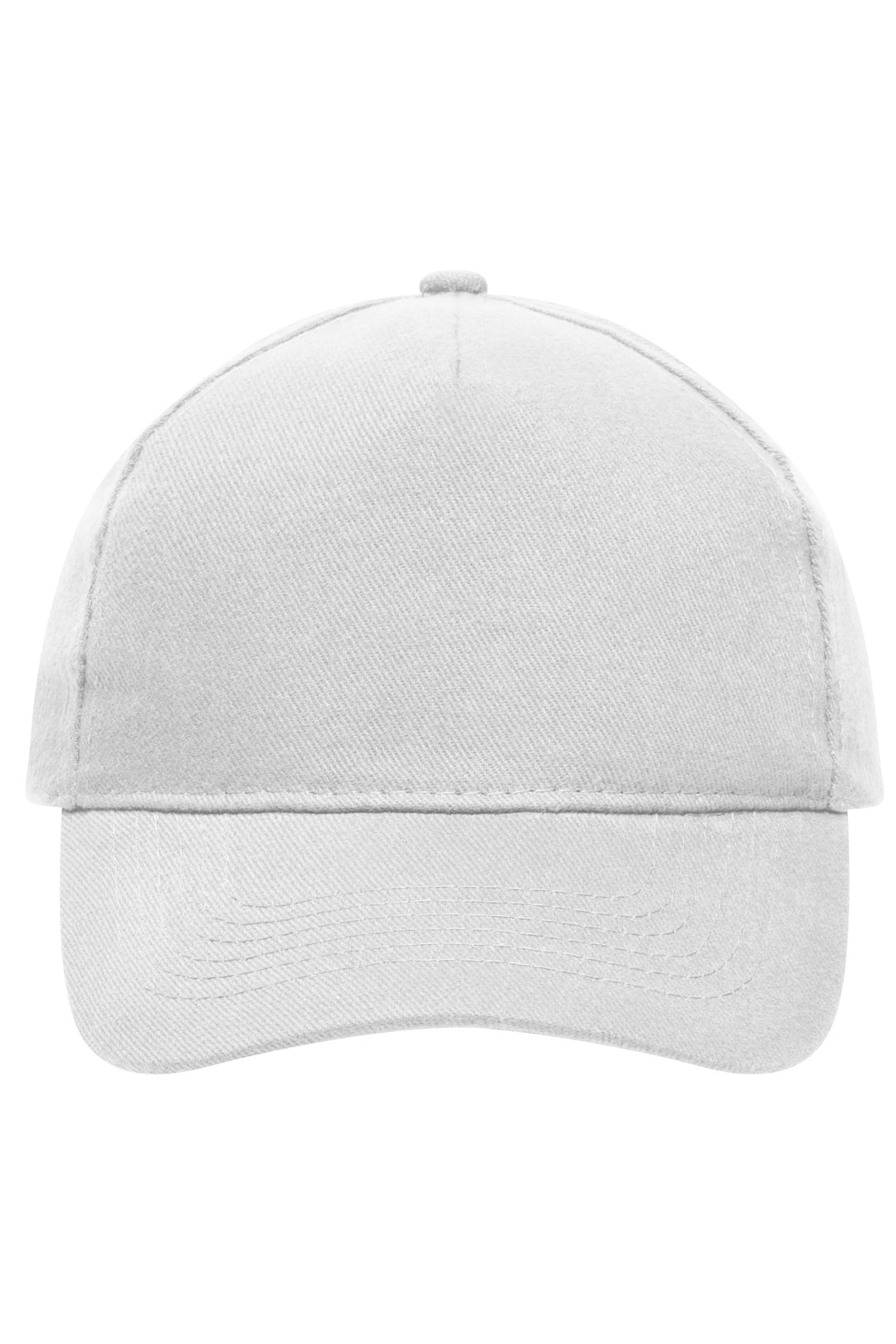 5 Panel Cap Heavy Cotton - white