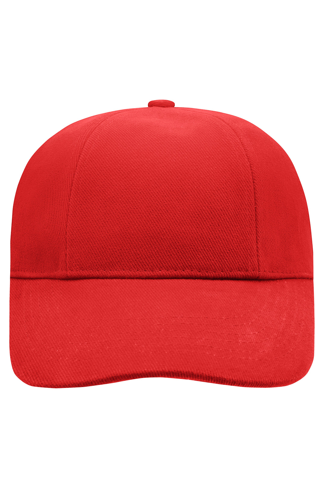 Turned 6 Panel Cap Laminated - red