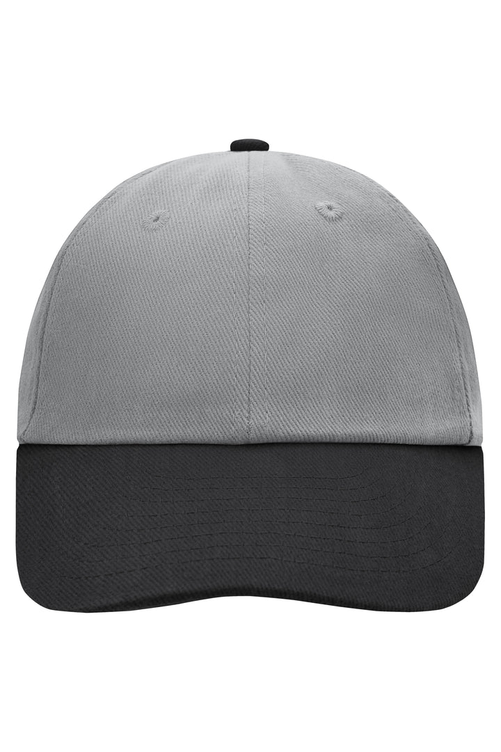 6 Panel Raver Cap - light-grey/black