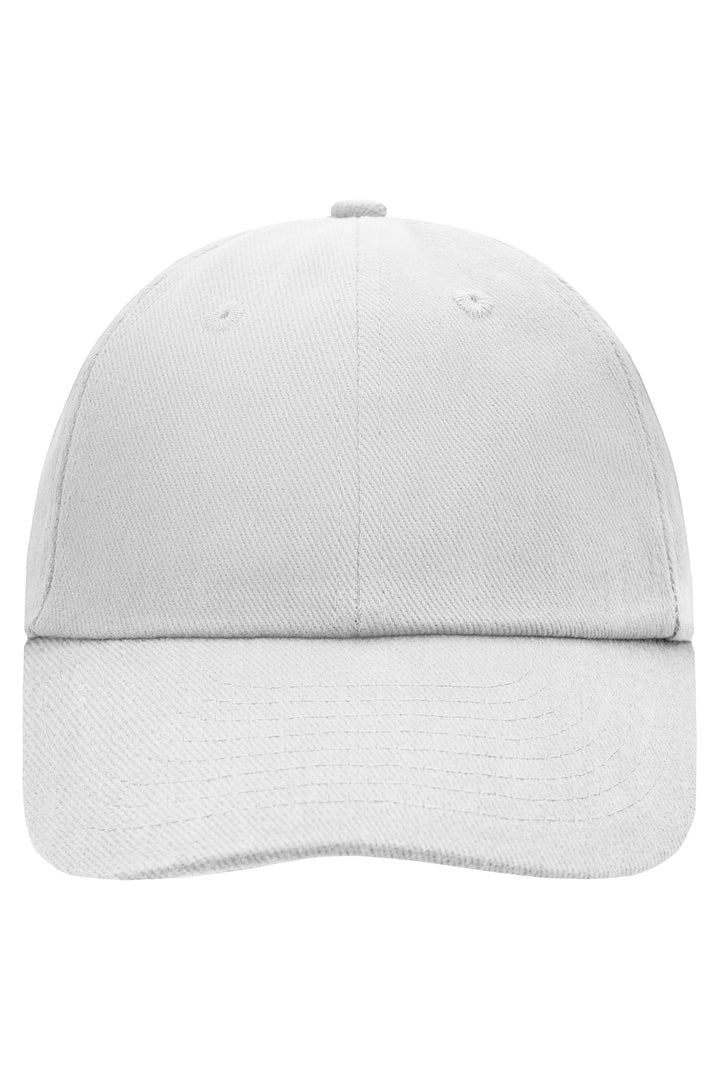 6 Panel Raver Cap - white