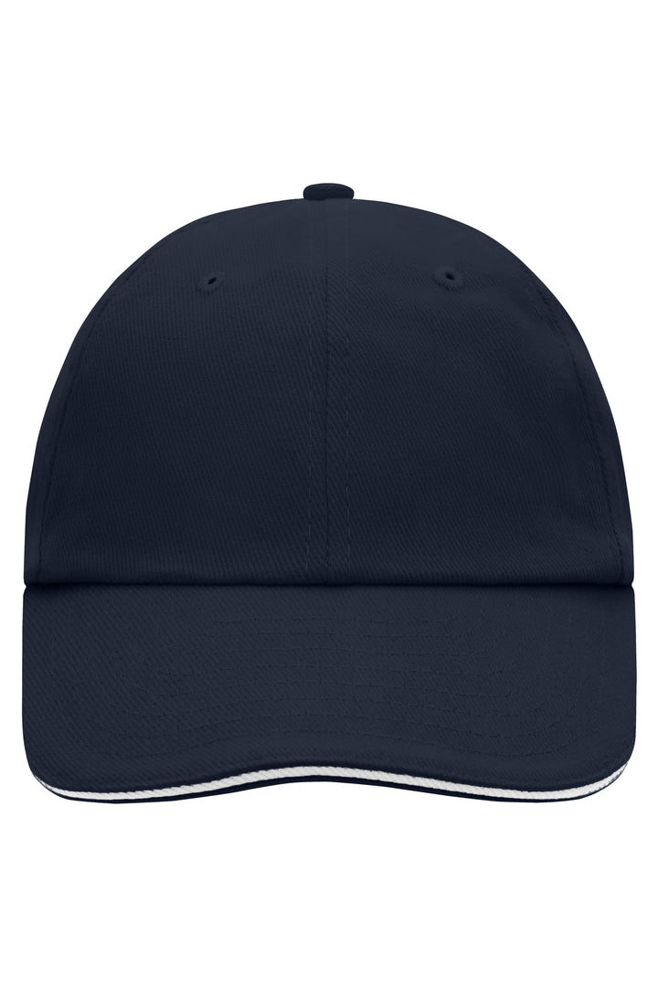 6 Panel Raver Sandwich Cap - navy/white