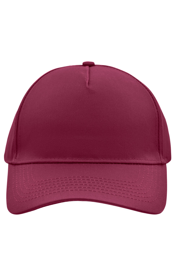 5 Panel Cap - burgundy
