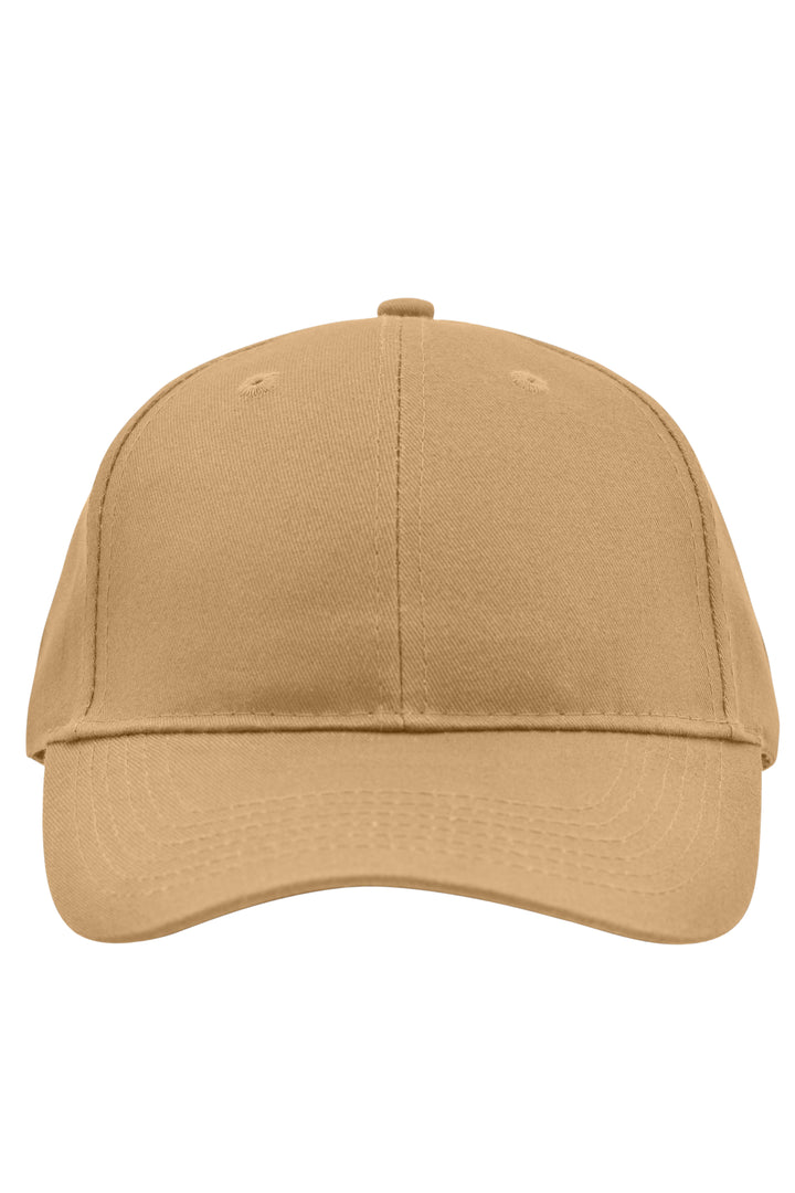 Brushed 6 Panel Cap - beige