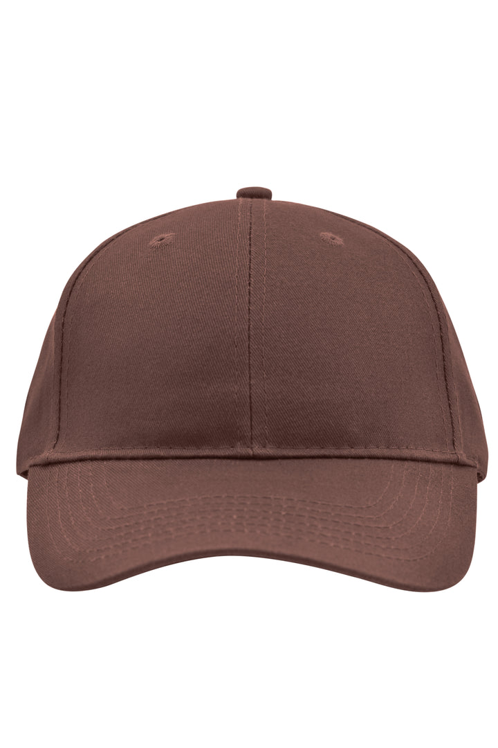 Brushed 6 Panel Cap - brown