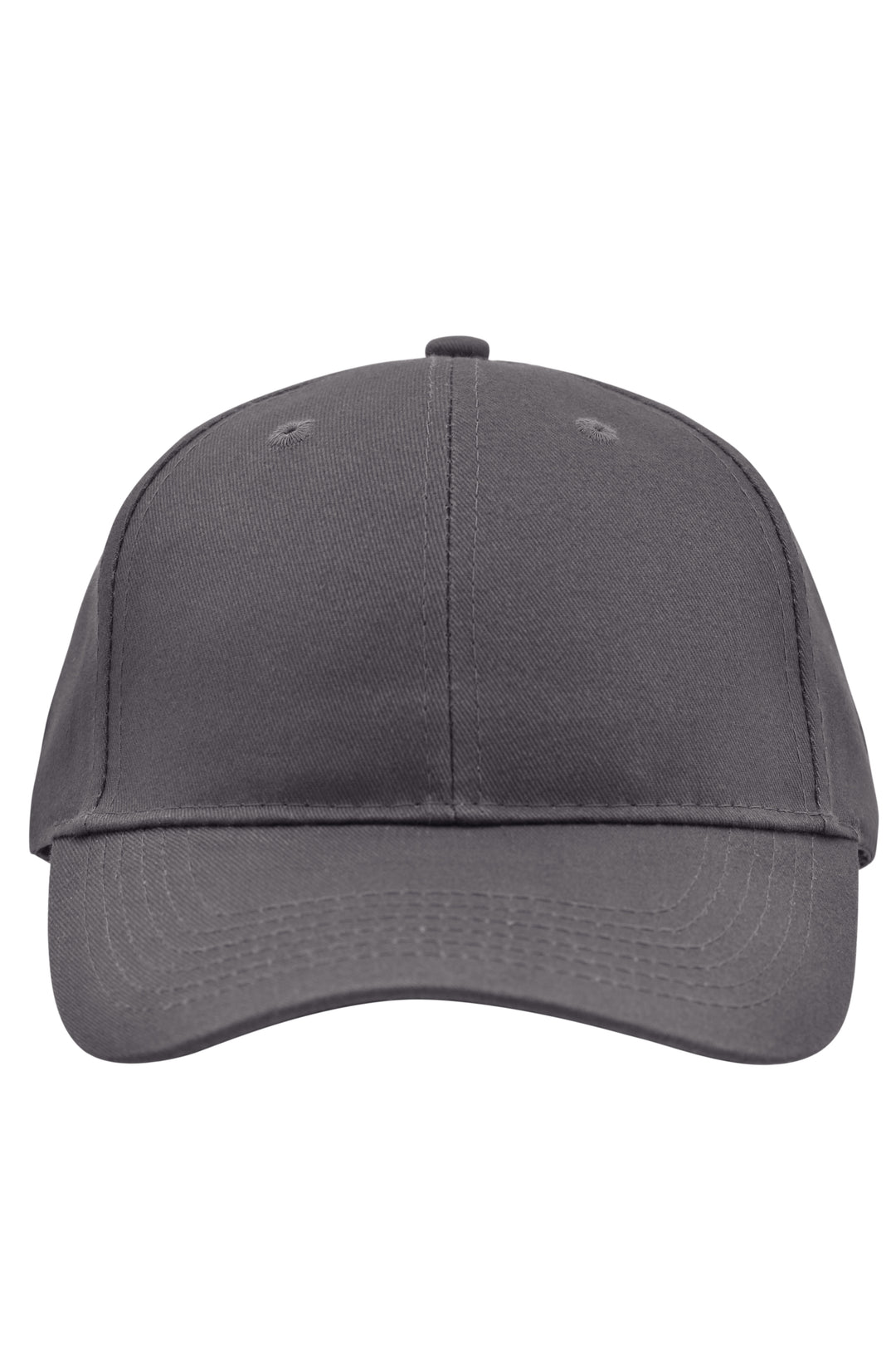 Brushed 6 Panel Cap - carbon