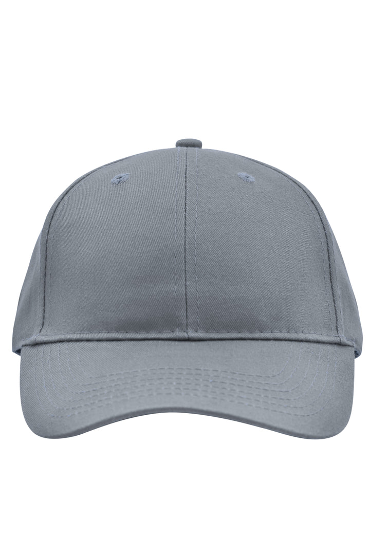 Brushed 6 Panel Cap - grey