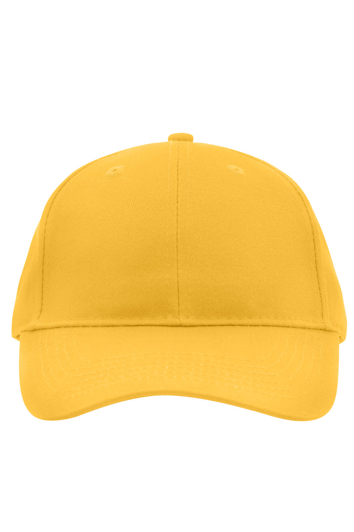 Brushed 6 Panel Cap - yellow
