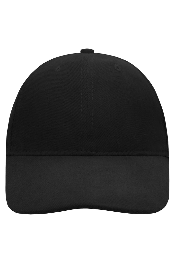 6 Panel Softlining Raver Cap - black