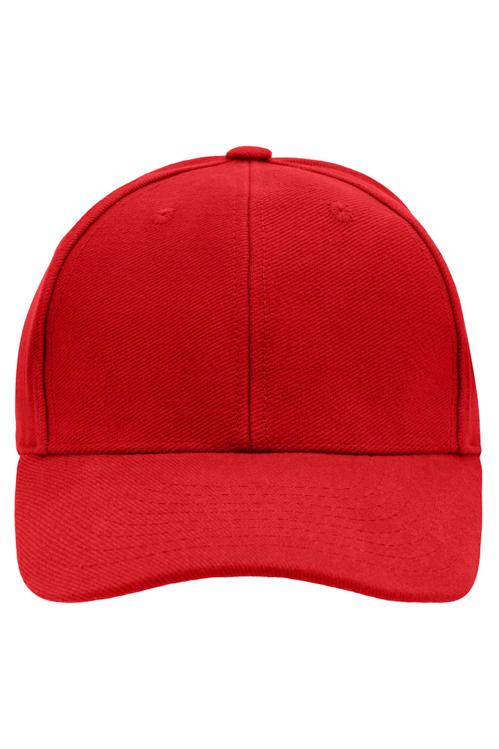 6 Panel Raver Cap Laminated - signal-red