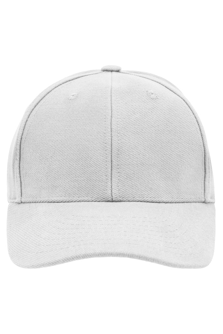 6 Panel Raver Cap Laminated - white
