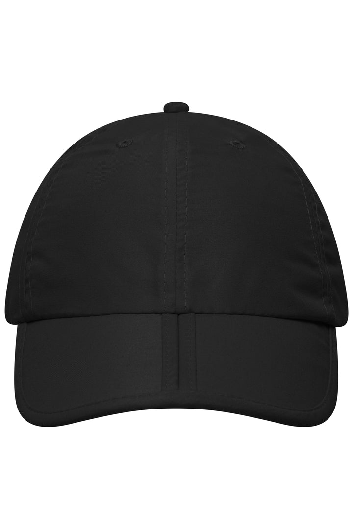 6 Panel Pack-a-Cap - black